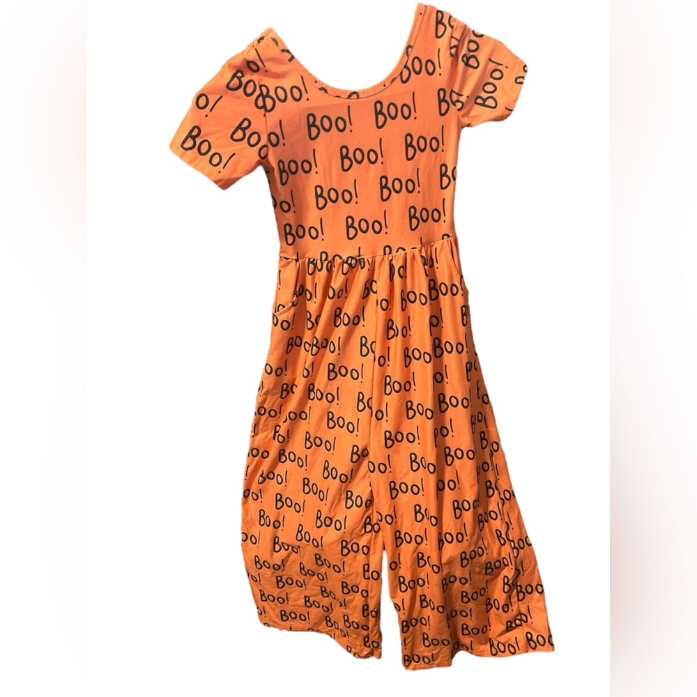 Buttons & Bows Boo jump suit